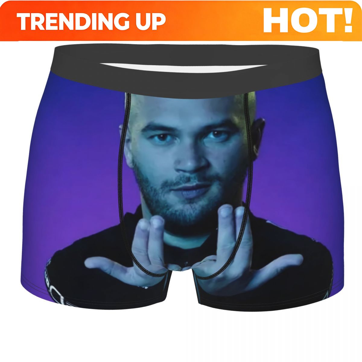 Boxer Shorts Modal - Maßgeschneiderte Novelty French Rapper Jul Boxershorts,