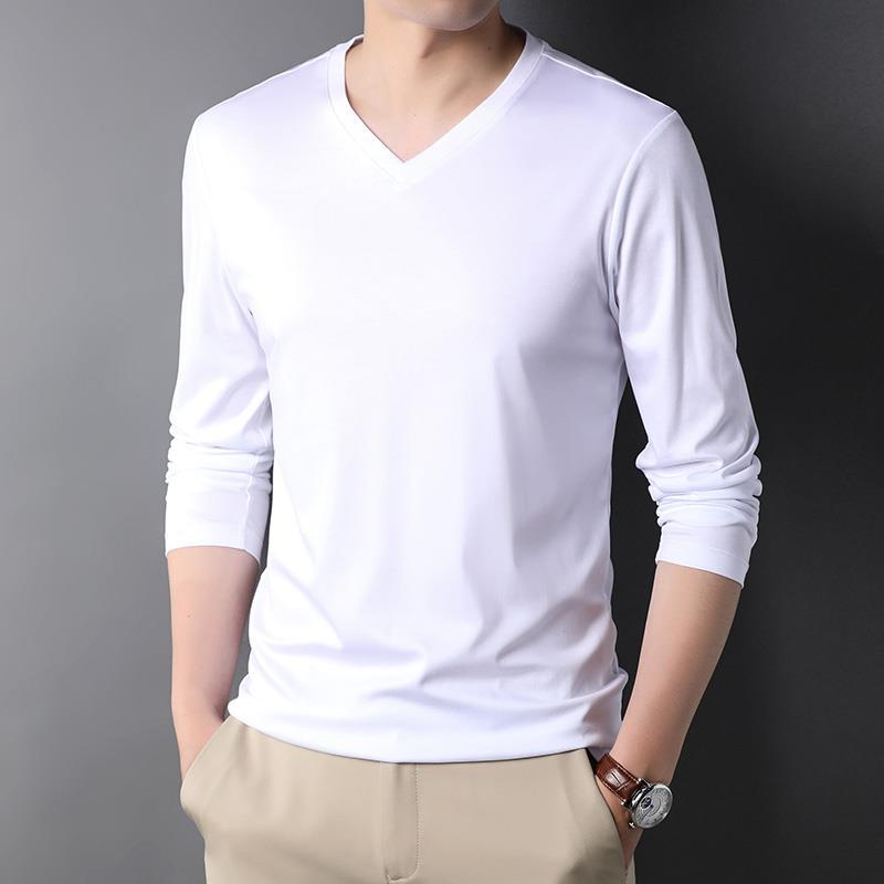 Stilvolle V-Ausschnitt Langarm – Undershirt Crew Neck Bewertung und Preis